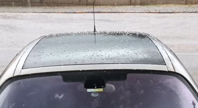 Gemerekte dolu yağışı etkili oldu