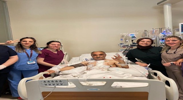 Hayati riskle hastaneye yattı, 1 gün sonra ayağa kalktı