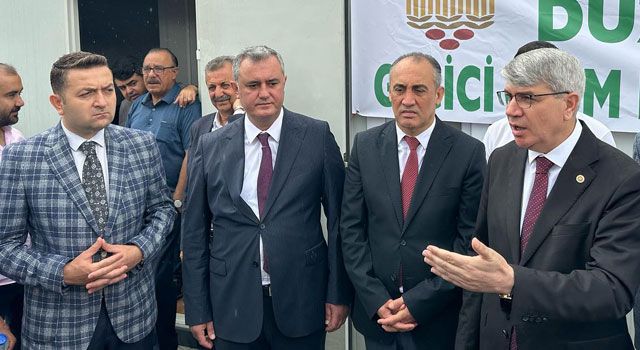 İlçede, Toprak Mahsulleri Geçici Alım Merkezi'nin açılışı yapıldı