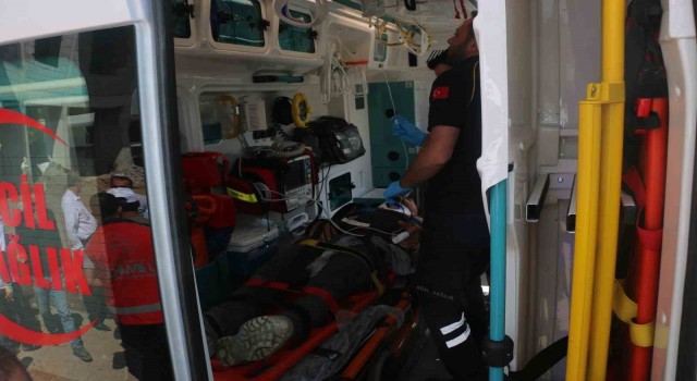 İnşaattaki toprak kaymasında 2 kişi yaralandı