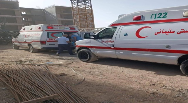 Irakta inşaatta vinç devrildi: 3 ölü