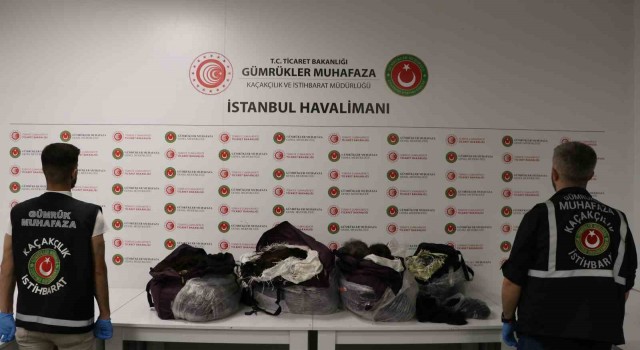 İstanbul Havalimanında 93 kilo insan saçı ele geçirildi