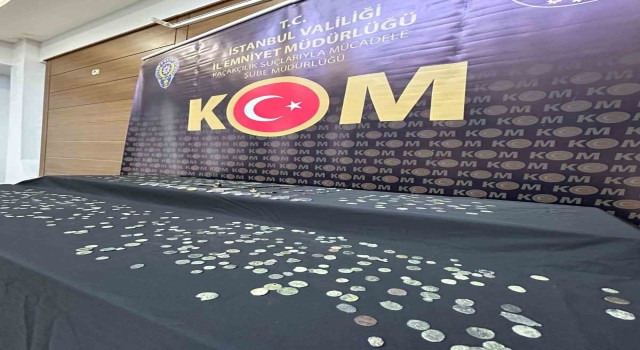 İstanbulda tarihi eser operasyonu: 2 bin 330 eser ele geçti