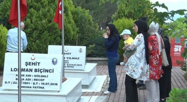 Kahramankazanda şehitler Kurban Bayramı öncesi unutulmadı