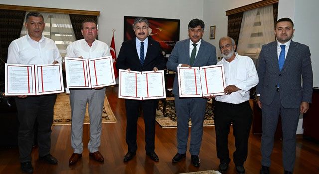 Kapalı Pazar Yeri devir sözleşmesi imzalandı