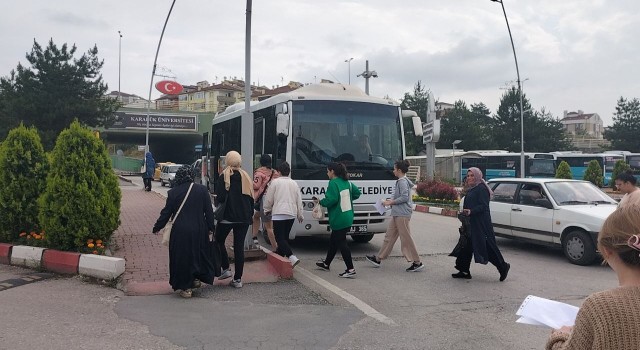 Karabükte adaylar ikinci oturum için ter dökmeye başladı