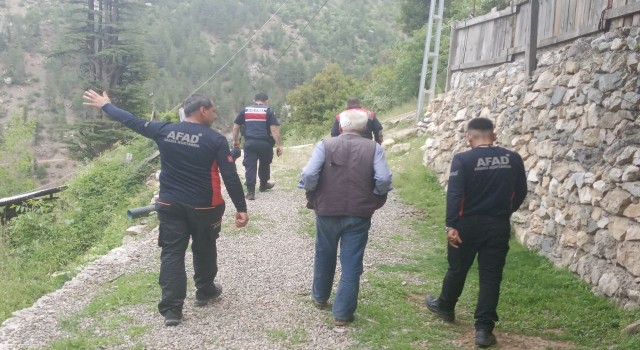 Karamanda kayıp şahıs için arama-kurtarma çalışması başlatıldı