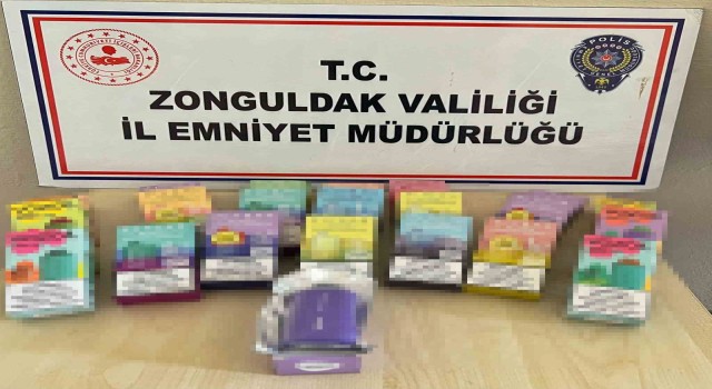 Kdz. Ereğlide kaçak elektronik sigara ele geçirildi
