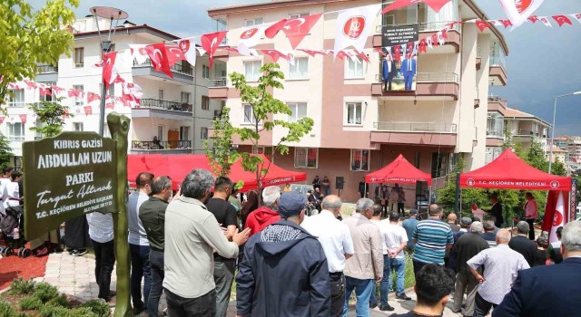 Keçiörende Abdullah Uzun Parkı hizmete açıldı