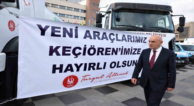 Keçiörende yeni hizmet araçları sergileniyor