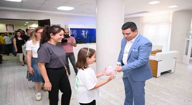 Kepez Belediyesinde bayramlaşma töreni