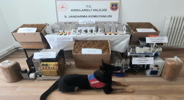 Kırklarelinde kaçakçılık operasyonu: 48 bin 300 makaron ele geçirildi