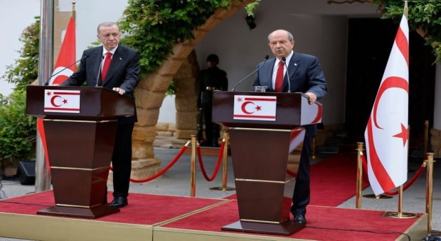 KKTC Cumhurbaşkanı Tatar: “Mavi vatan emin ellerlerdir”