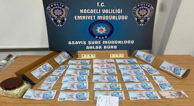 Kocaelide kumar oynayanlara baskın