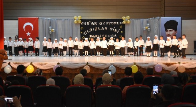 Kuran kursu öğrencilerinin taç giyme ve yılsonu mezuniyet töreni yapıldı