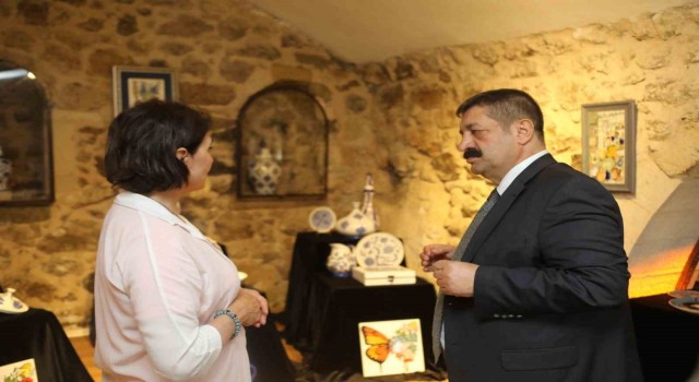 Kursiyerlerin el emekleri görücüye çıktı