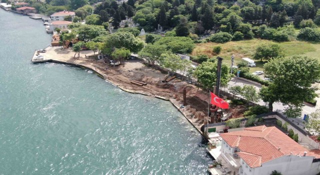 Kuzguncuk Parkında 1 buçuk yıldır beklenen çalışmalara başlandı