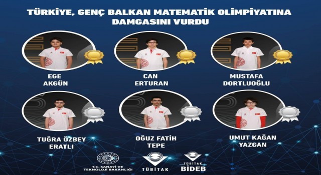 Matematik olimpiyatlarında tarihi zafer: Türk öğrenciler 3 altın, 3 gümüş madalya aldı, Türkiye ülke sıralamasında birinci oldu