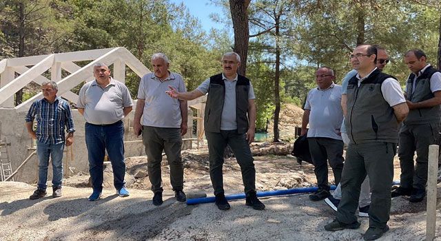 Mesire alanında yapılan çalışmalar denetlendi