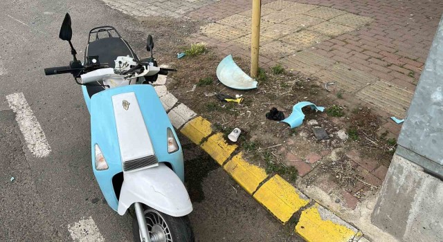 Muratlıda motosiklet kazası: 1 yaralı