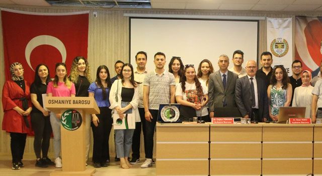 Osmaniye Barosu, hizmet içi seminerlerine başladı