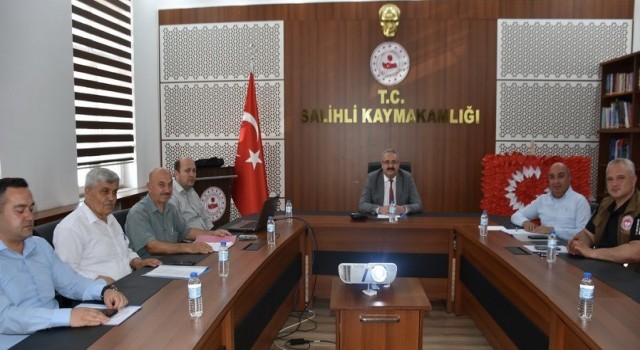 Salihlide kurban bayramı öncesi komisyon toplandı