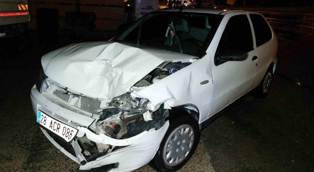 Samsunda düğün dönüşü kaza: 2 yaralı