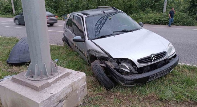 Samsunda trafik kazası: 2 yaralı