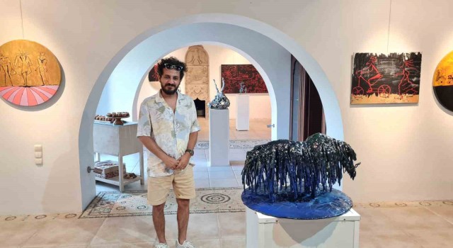 Sanatçı Cingizin resim ve heykel sergisi açıldı