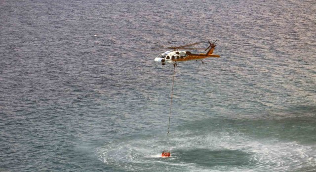 T-70 yangın söndürme helikopteri ‘Nefes Muğlada göreve başladı