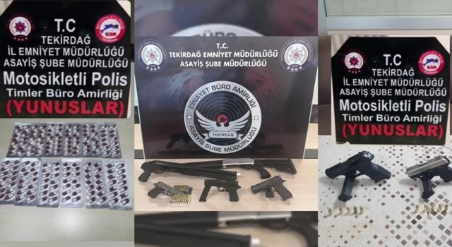 Tekirdağda çeşitli suçlardan aranan 147 kişi tutuklandı