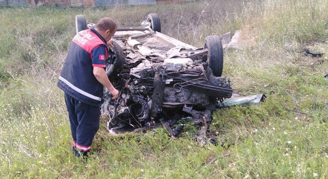 Trafik kazasında bir kişi yaralandı
