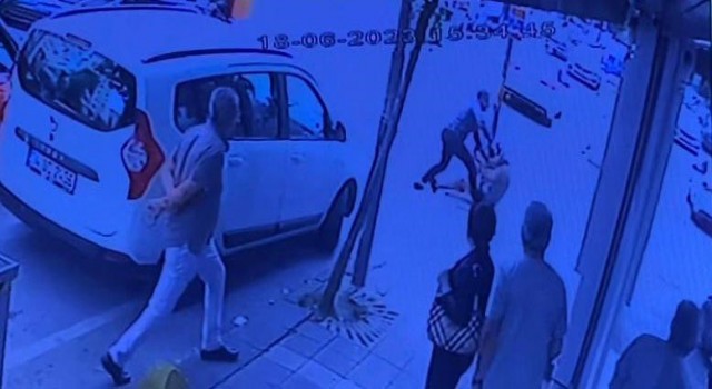 Ünlü oyuncu Özgür Özberke maganda şiddeti kamerada