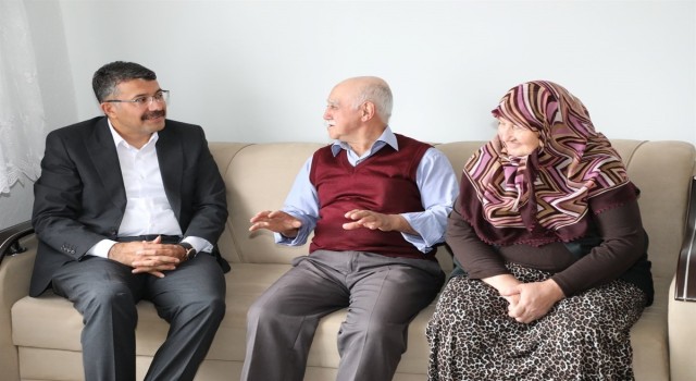 Vali Ali Çelik, Babalar Gününü şehit babalarıyla geçirdi