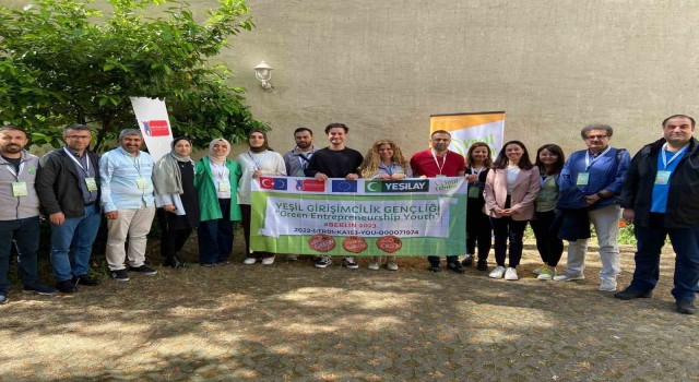 Van Yeşilay üyeleri “Erasmus KA-153” projesi için Almanyaya gitti