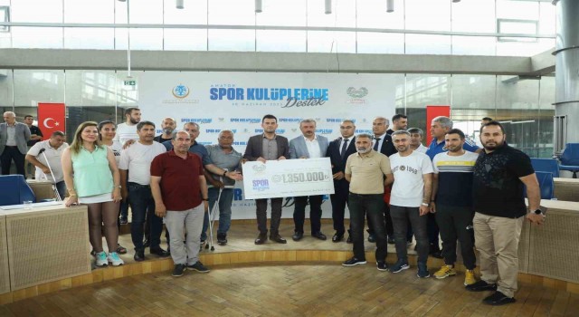 Yenişehir Belediyesinden 27 amatör spor kulübüne 1 milyon 350 bin TL destek