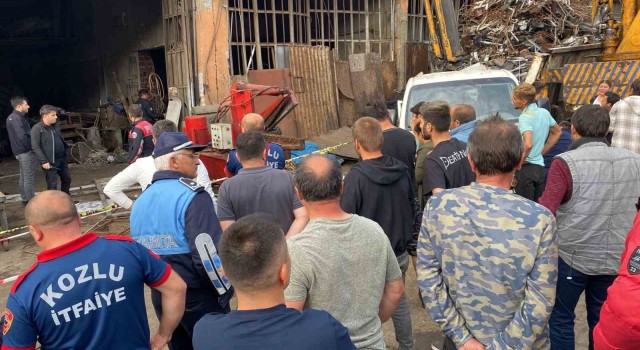 Zonguldakta hurda dükkanında patlama: 1 ölü