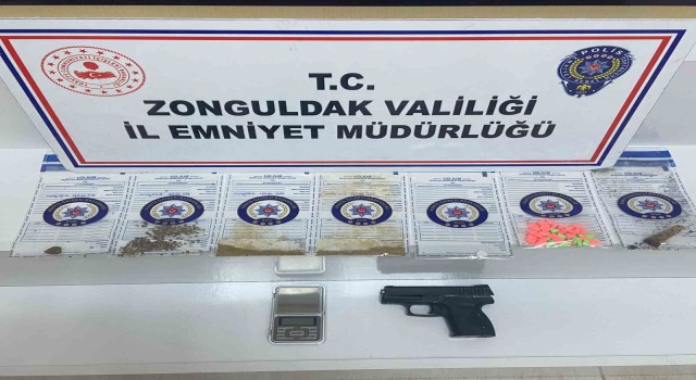 Zonguldakta uyuşturucu operasyonu