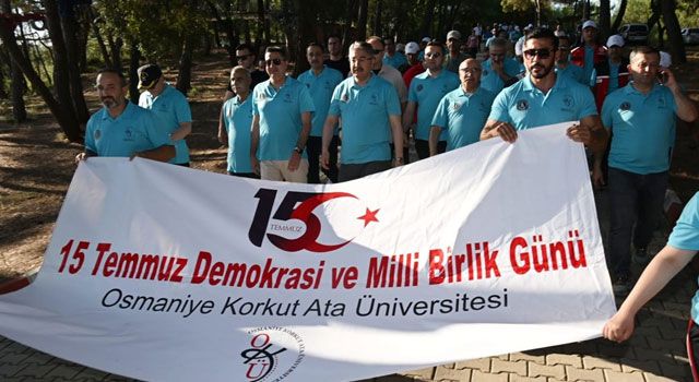 15 Temmuz Şehitlerini Anma Doğa Yürüyüşü Düzenlendi