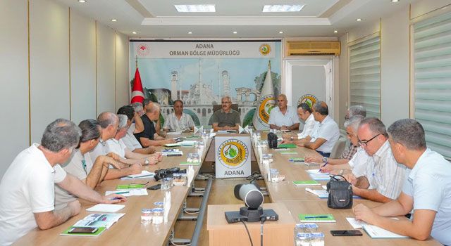 Adana Orman Bölge Müdürlüğünde değerlendirme toplantısı yapıldı