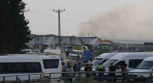 Adana'da SASA'nın Yatakhanesinde yangın: 2 yaralı