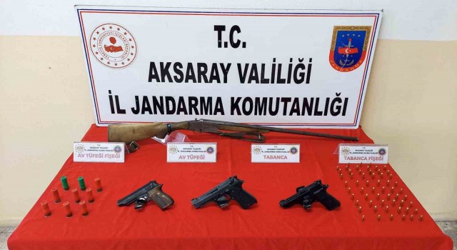 Aksaray jandarmadan silah ticareti operasyonu