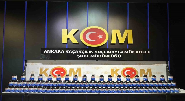 Ankarada 31 bin adet kırmızı reçeteli ilaç ele geçirildi