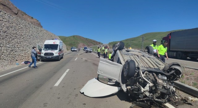 Aşkalede feci kaza: 1 ölü, 7 yaralı