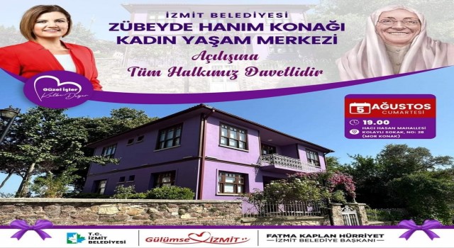 Atatürkün annesinin isminin verildiği yaşam merkezi açılıyor