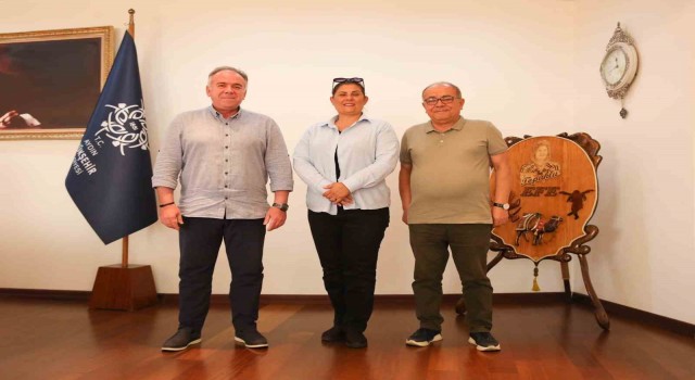 Aydın Büyükşehir Belediye Başkanı Çerçioğlu, Saatçı ve Öndeşi ağırladı