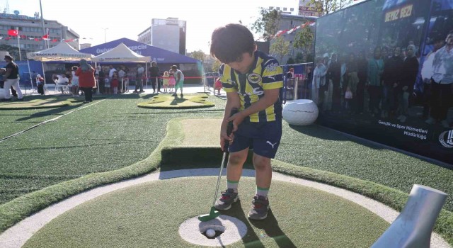 Bağcılarda mini golf etkinliği düzenlendi