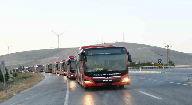 Başkan Altay: Alımını yaptığımız 50 doğal gazlı ve hibrit otobüsün 8i daha şehrimize geldi