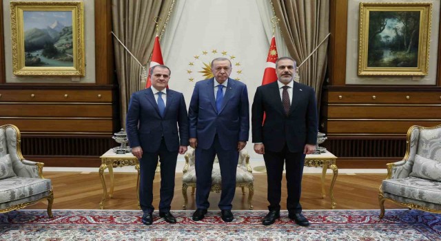 Cumhurbaşkanı Erdoğan Azerbaycan Dışişleri Bakanı Bayramovu kabul etti