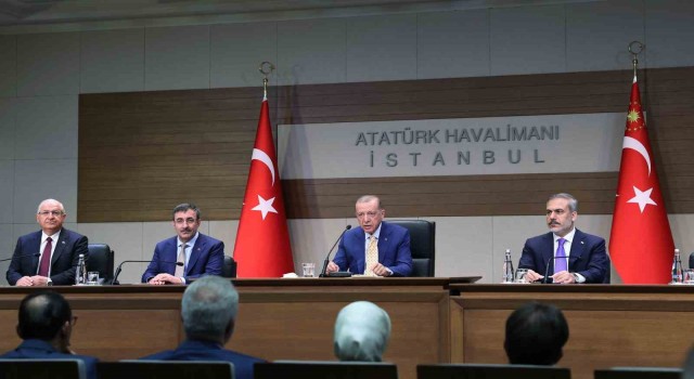 Cumhurbaşkanı Erdoğan: “Türkiye'nin AB'de önünü açın, biz de İsveç'in önünü açalım”